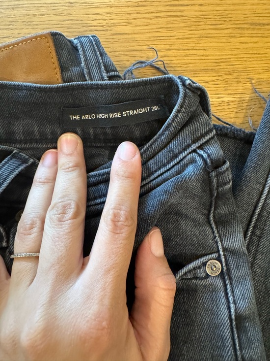 Denim Forum Black Ankle Crop Jeans 28 L - Picture 2 of 3